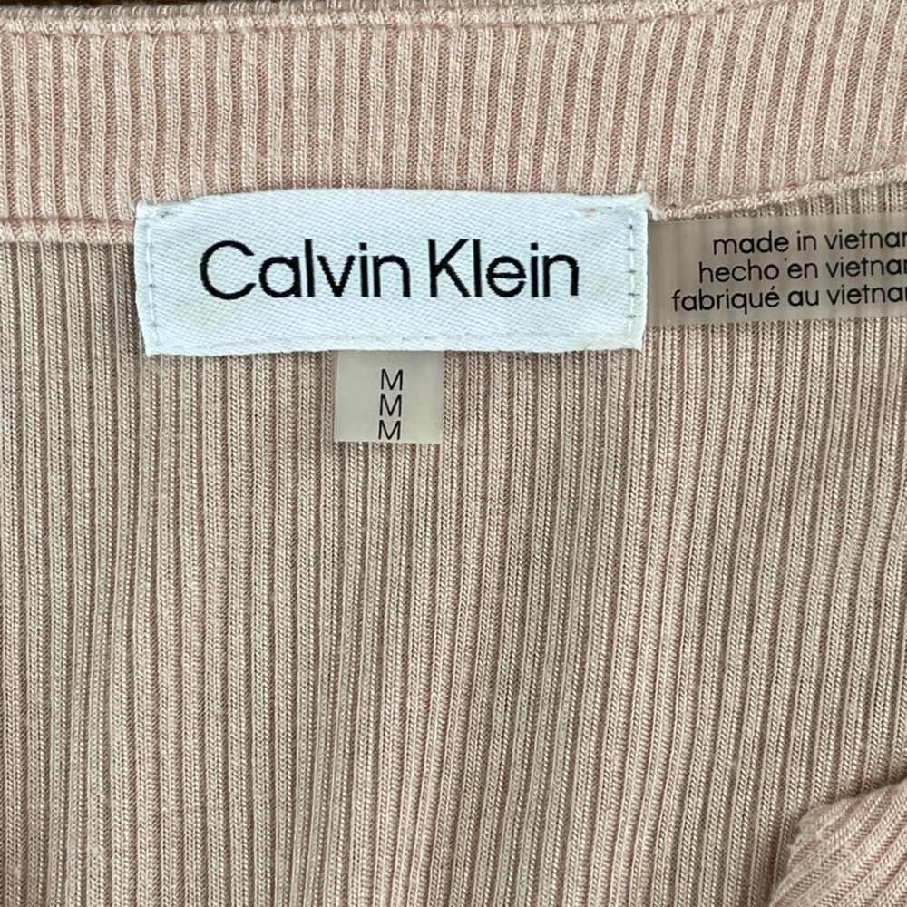 Calvin Klein Performance Ribbed Henley - Picture 6 of 7